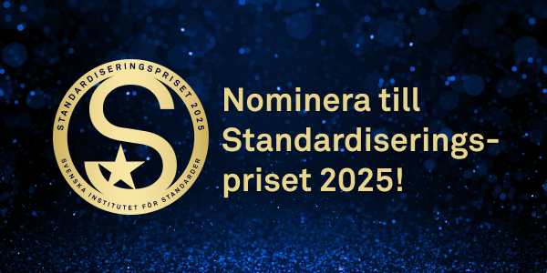 Standardiseringspriset 2025-Banner - SIS nyhetsbrev augusti-1